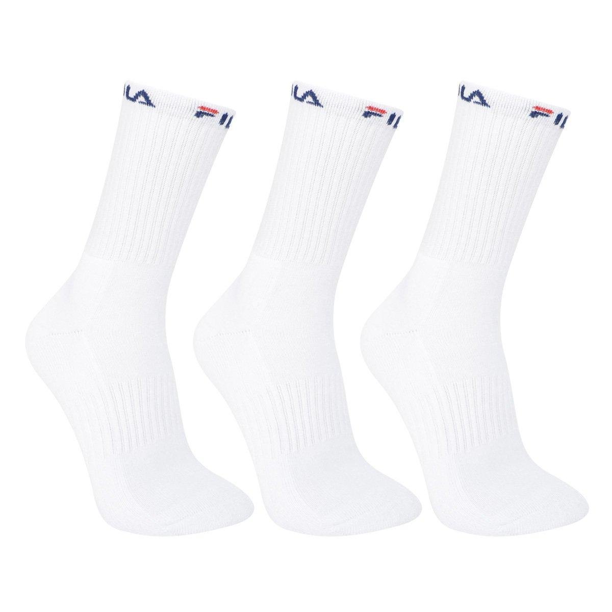 Kit Meia Fila Cano Alto Logos Mix C/3 Pares Menor preço em Kit Meia Fila Cano Alto Logos Mix C/3 Pares