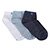 Kit Meia Infantil Lupo Básico Cano Baixo 3 Pares - Marinho+Branco