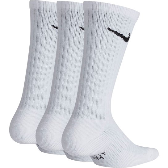 Kit Meia Infantil Nike Performance Cano Alto 3 Pares - Branco+Preto é ruim? Kit Meia Infantil Nike Performance Cano Alto 3 Pares - Branco+Preto é boa?