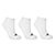 Kit Meia Infantil Olympikus Cano Curto - 3 Pares - Branco