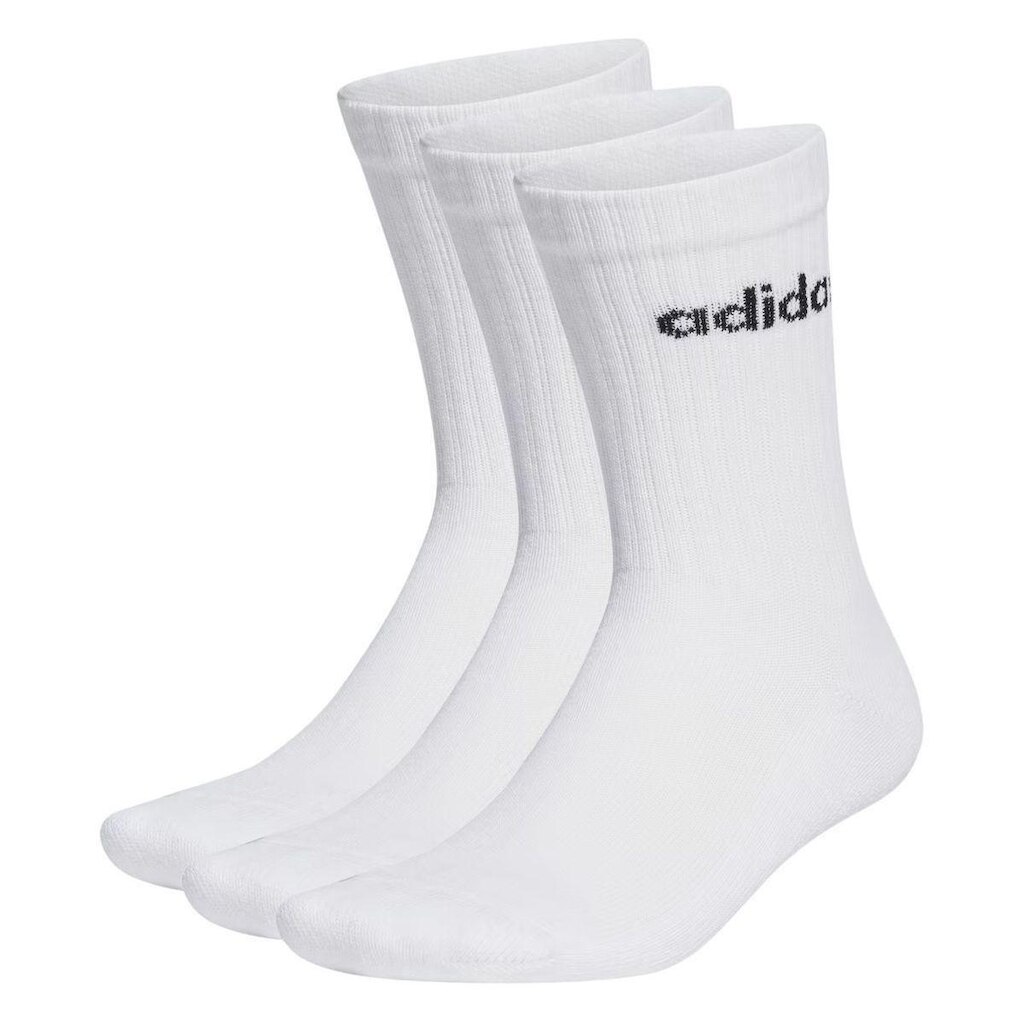 KIT MEIA LINEAR CREW 3 PARES KE6125 - BRANCO P