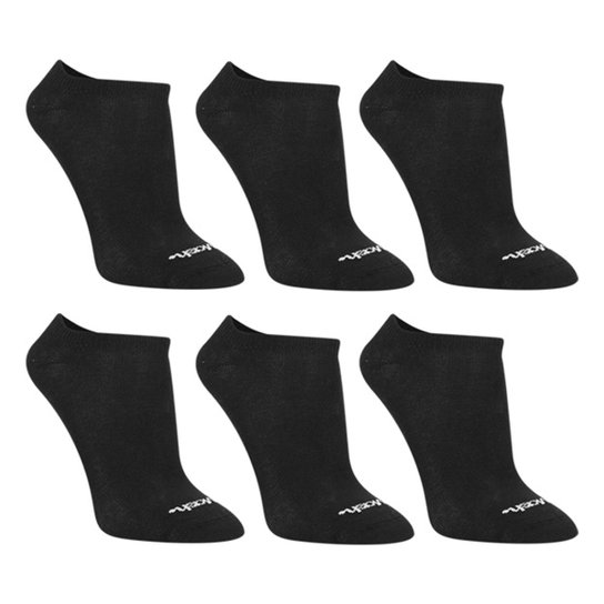 Kit Meia Mash Invisível 6 pares - Preto Menor preço em Kit Meia Mash Invisível 6 pares - Preto