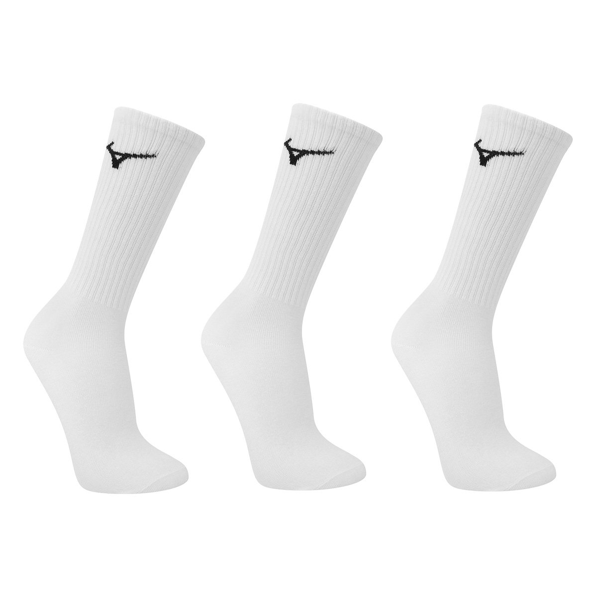 Kit Meia Mizuno Basic Cano Alto c/3 Pares Menor preço em Kit Meia Mizuno Basic Cano Alto c/3 Pares