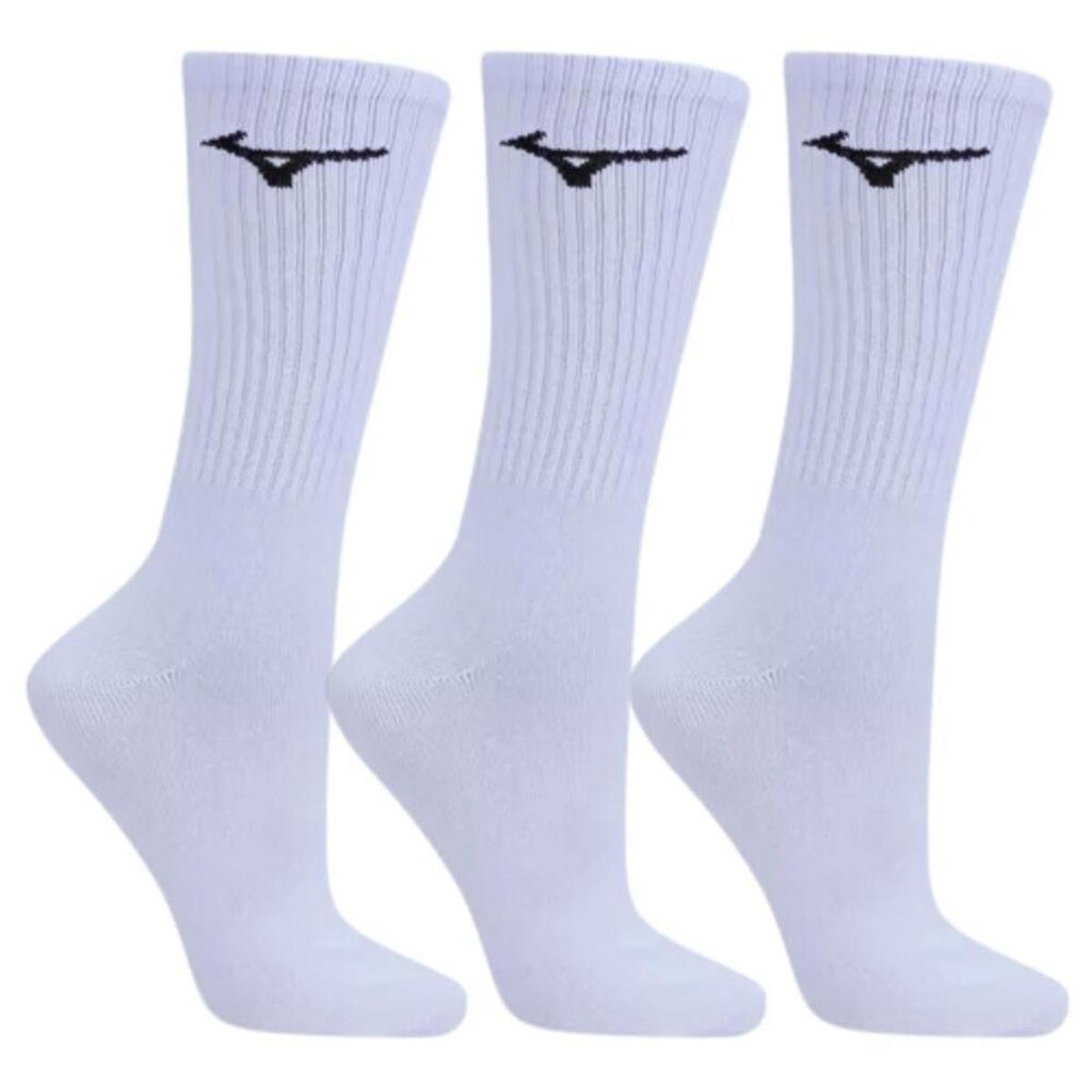Kit Meia Mizuno Cano Alto - 3 Pares