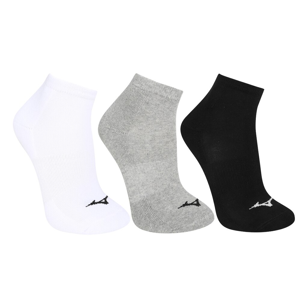 Kit Meia Mizuno Cano Curto Prime 3 Pares