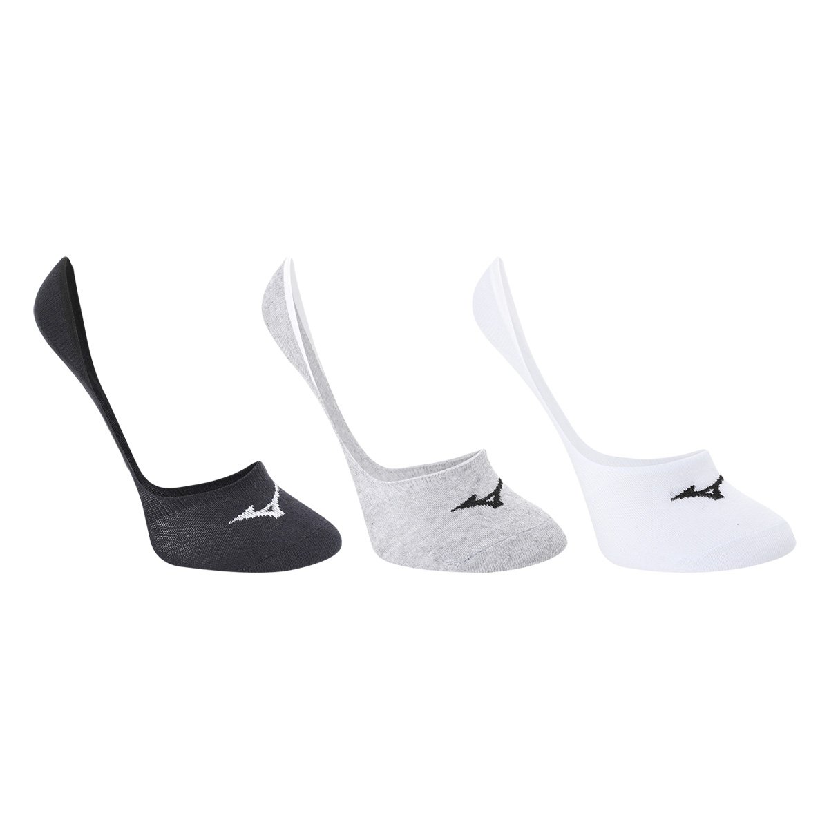 Kit Meia Mizuno Cano Invisível Cronos c/ 3 Pares Menor preço em Kit Meia Mizuno Cano Invisível Cronos c/ 3 Pares