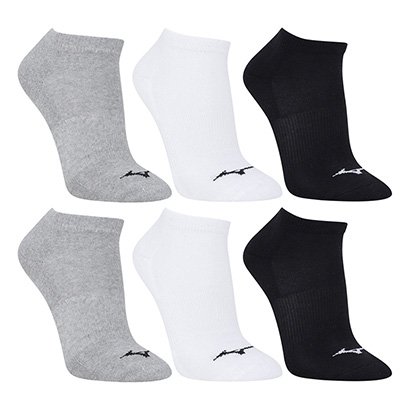 Kit Meia Mizuno Prime I C/ 6 Pares - Unissex