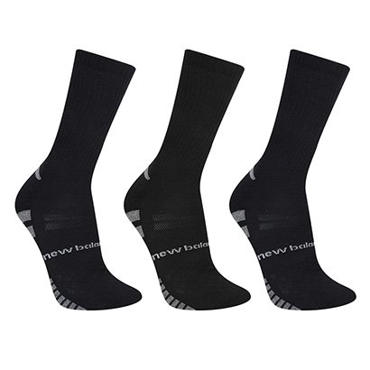 Kit Meia New Balance c/ 3 Pares Masculina - Masculino
