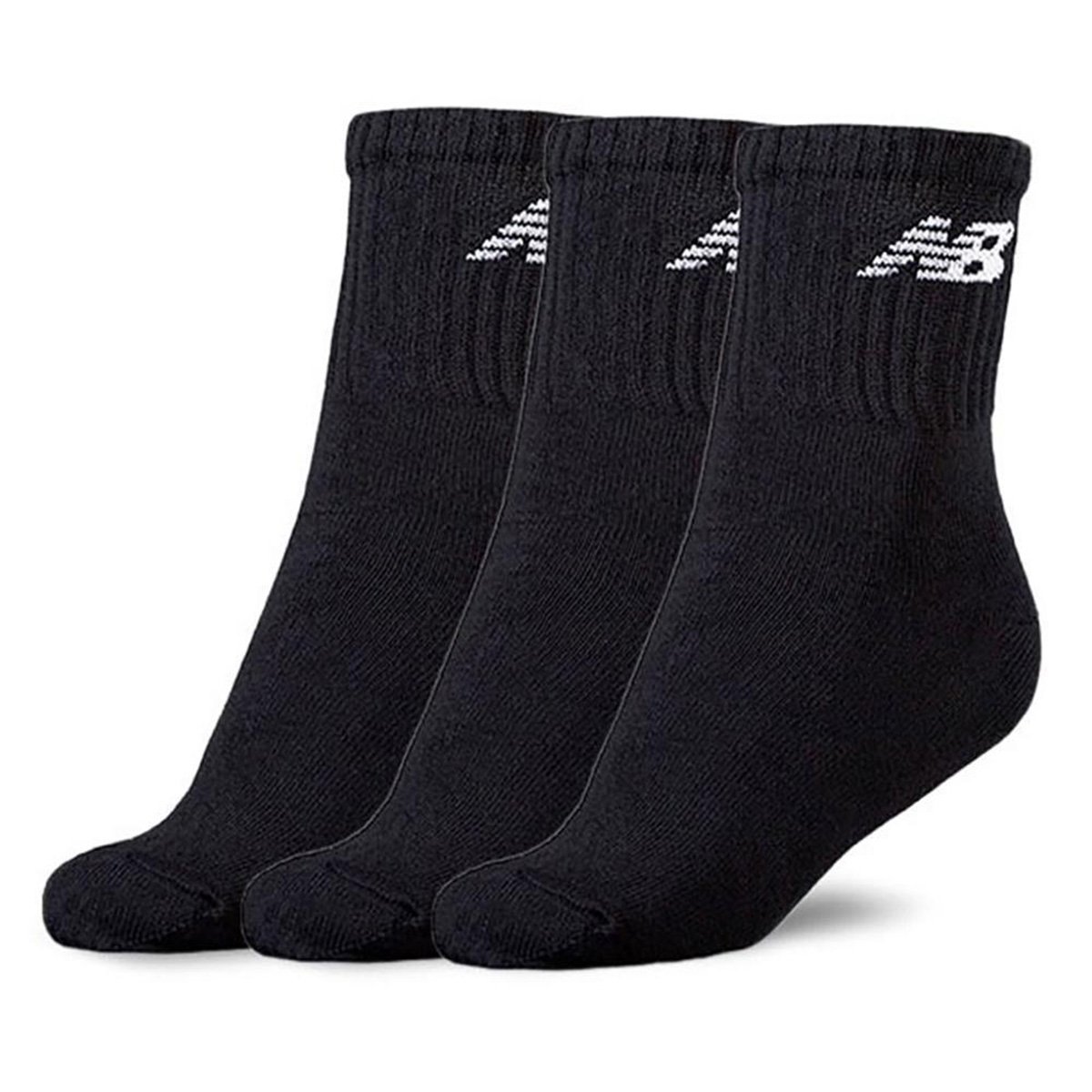 Kit Meia New Balance Cano Alto Logo c/ 3 Pares Menor preço em Kit Meia New Balance Cano Alto Logo c/ 3 Pares