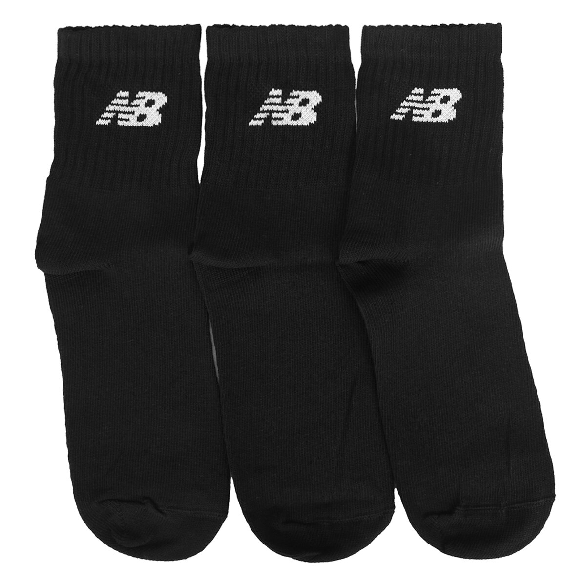 Kit Meia New Balance Cano Longo c/ 3 Pares Feminina - 2