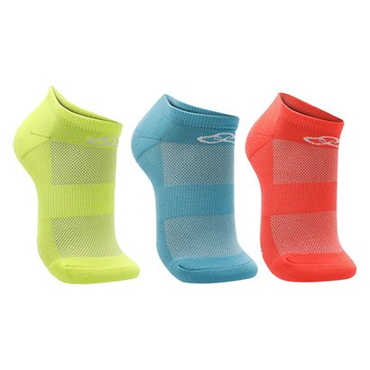 Kit Meia Olympikus Neon 3 Pares Masculino - Masculino