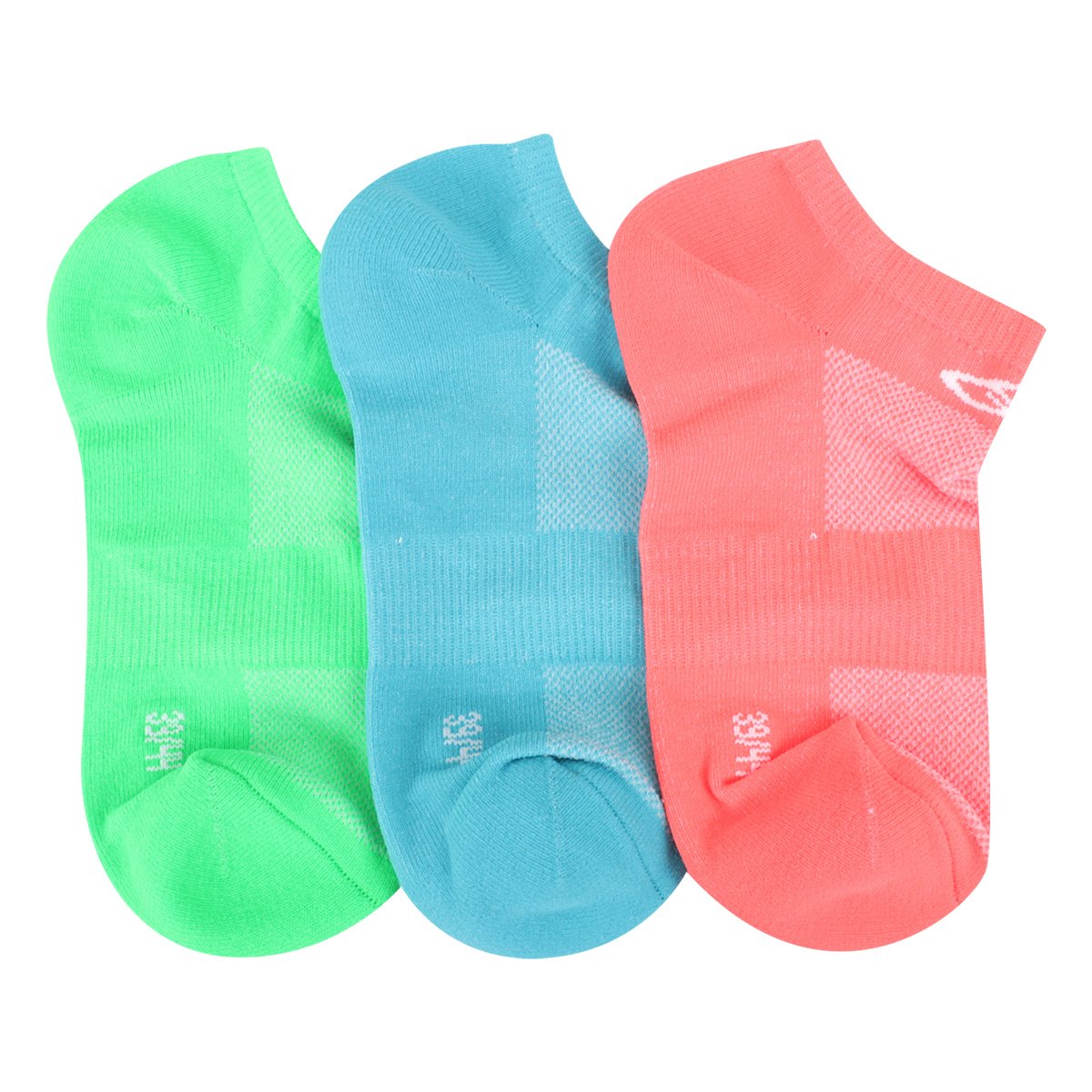 Kit Meia Olympikus Neon 3 Pares Masculino - 4