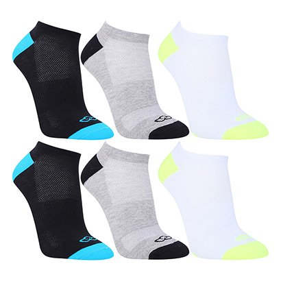 Kit Meia Olympikus Treino In C/ 6 Pares Feminina - Feminino