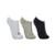 KIT MEIA OLYMPIKUS TRIPACK INVISIVEL REF: OIMSA81924 MASCULINO - Branco+Preto