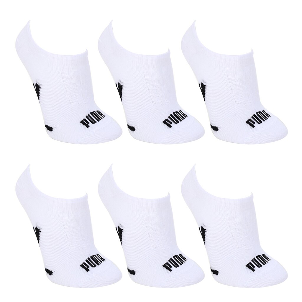 Kit Meia Puma Cano Invisível C/6 Pares Feminina