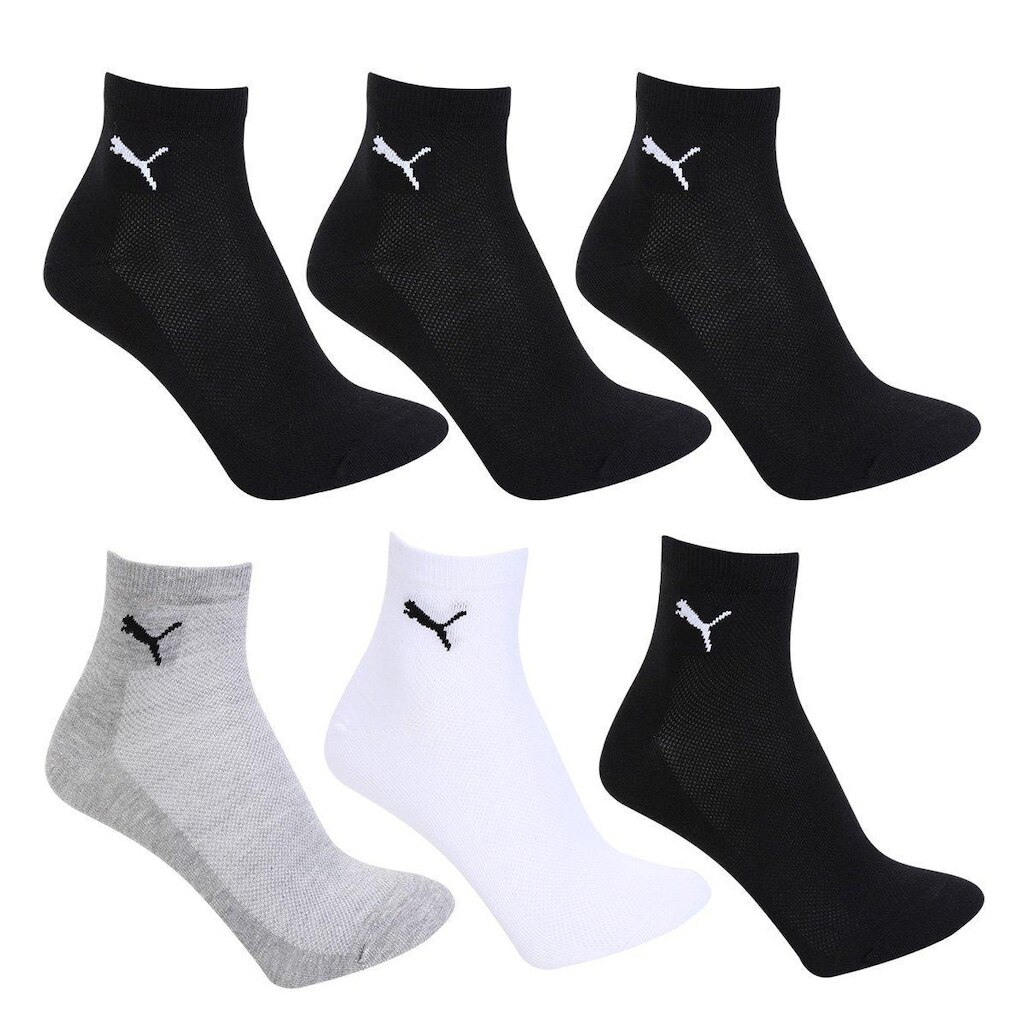 Kit Meia Puma Cano Médio C/6 Pares Masculina