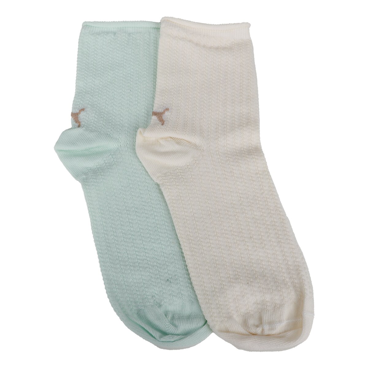 Kit Meia Puma Cano Médio Esportiva 2 Pares Feminino - 3