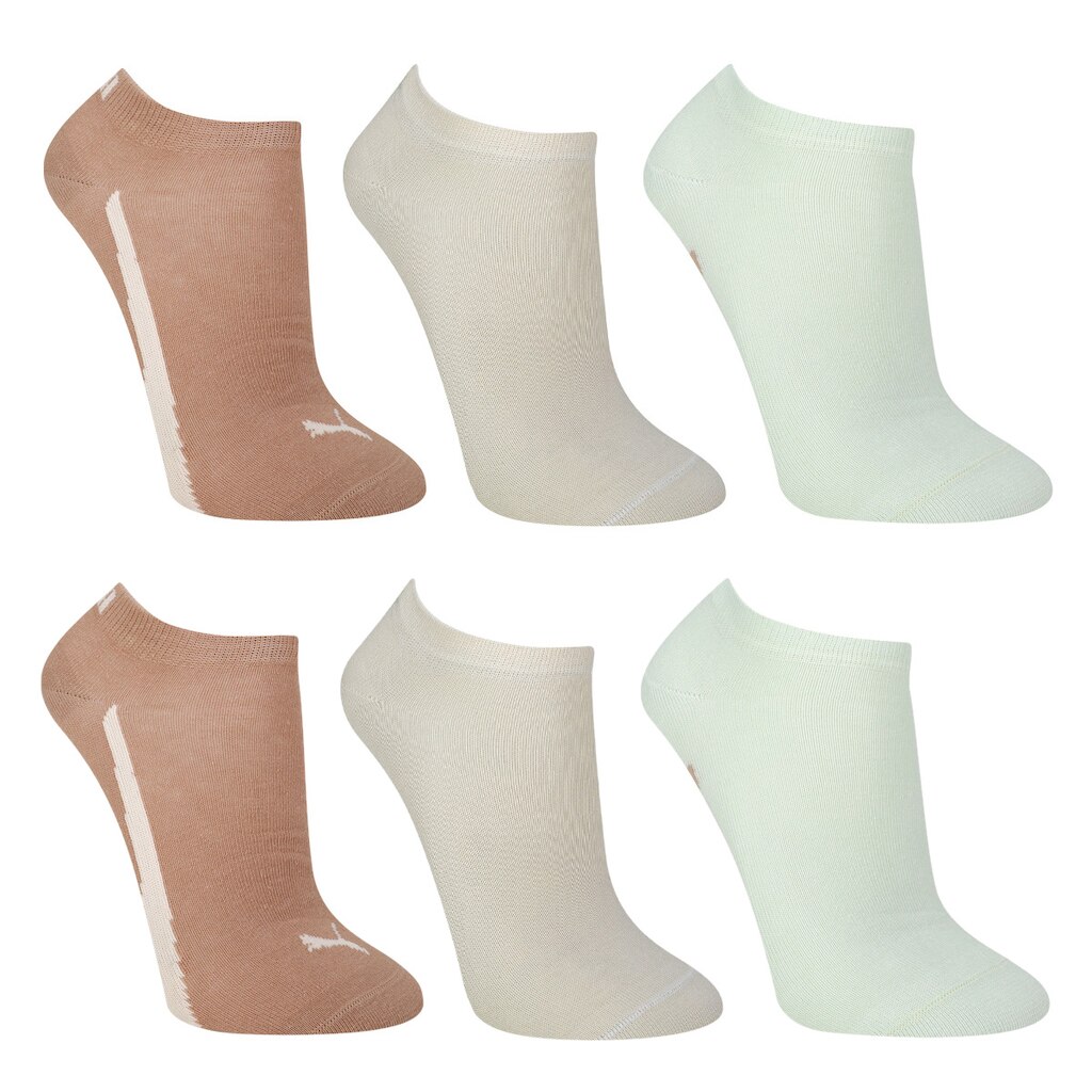 Kit Meia  Puma Cano Sapatilha C/6 Pares Feminina
