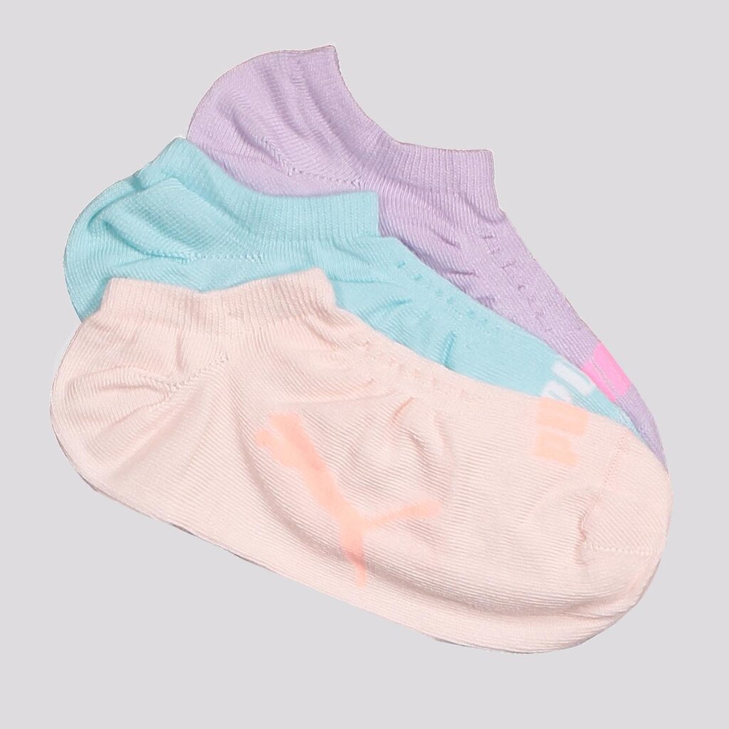Kit Meia Puma Sapatilha 3 Pares Feminina