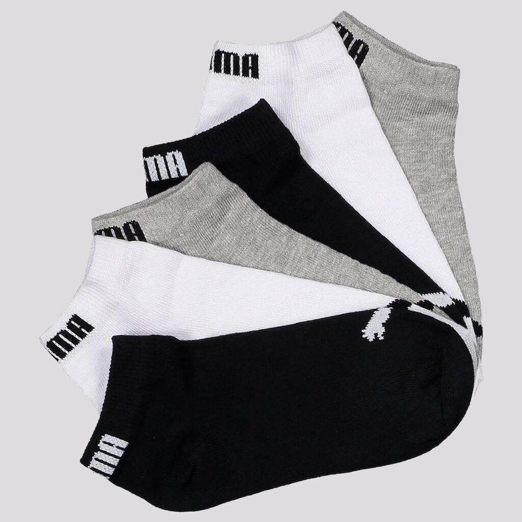 Kit Meia Puma Sapatilha 6 Pares Infantil