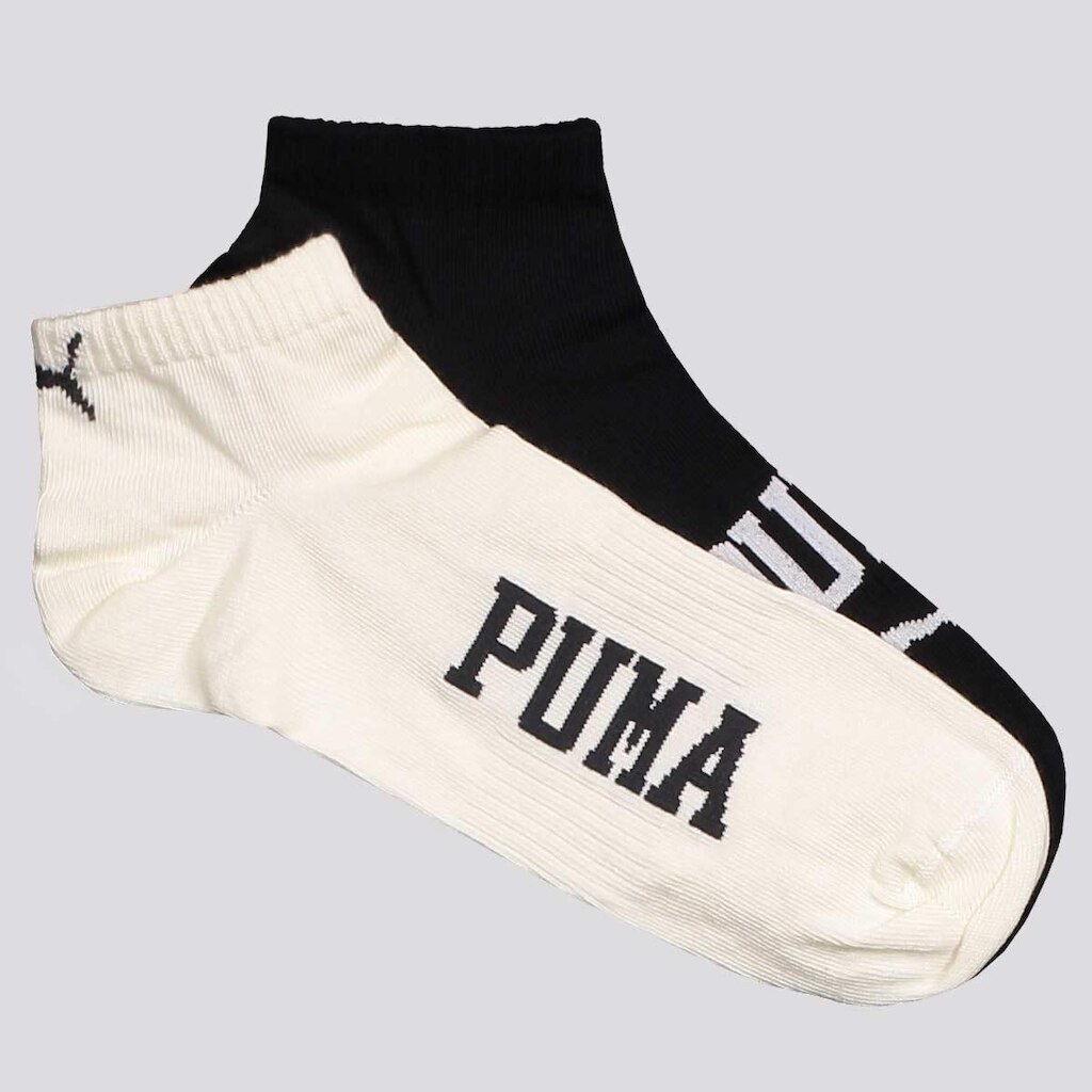 Kit Meia Puma Sapatilha Everday 2 Logo Pares Masculina