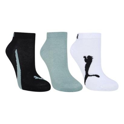 Kit Meia Sapatilha Infantil Puma C/ 3 Pares Menino - Masculino