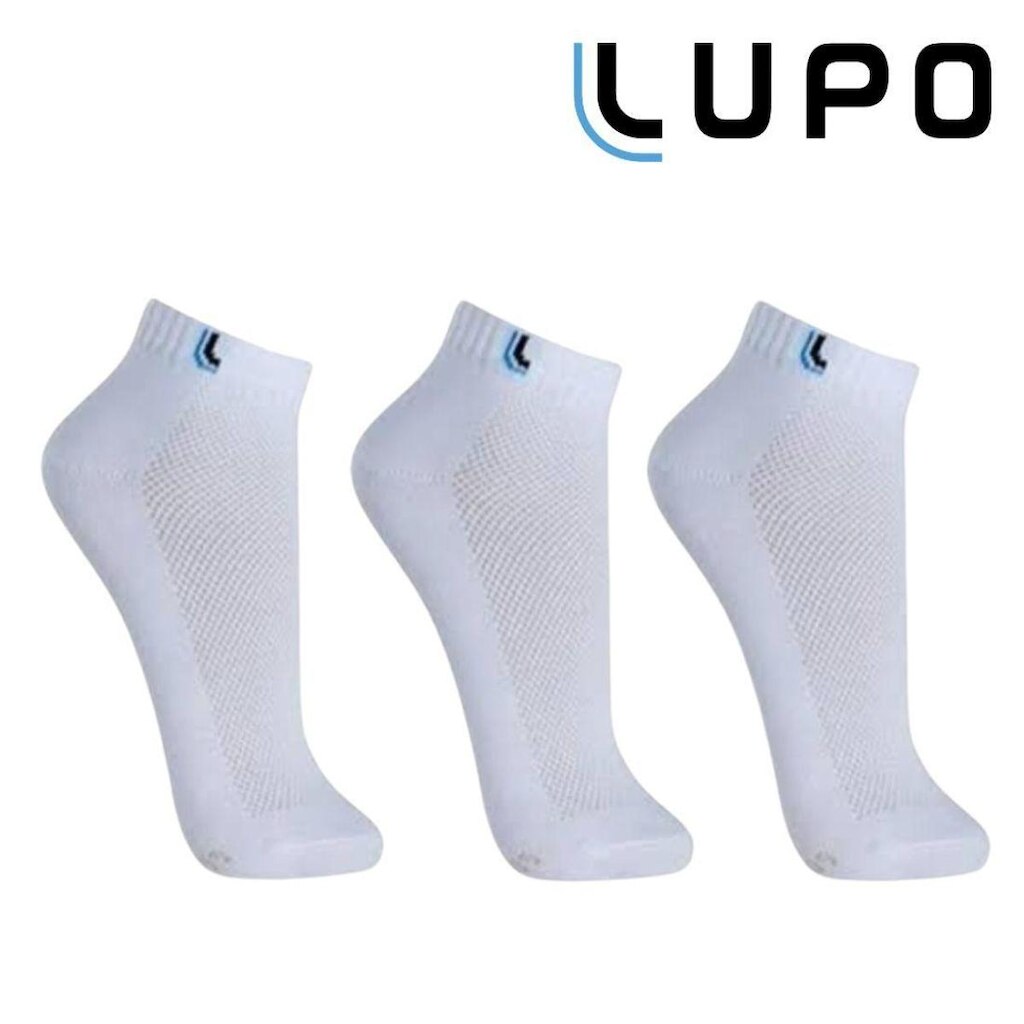 Kit Meia Soquete Cano Curto Lupo Sport