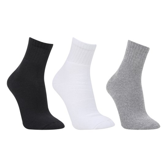 Kit Meia Trifil Cano Médio Atoalhada 3 Pares Masculino - Branco+Cinza é ruim? Kit Meia Trifil Cano Médio Atoalhada 3 Pares Masculino - Branco+Cinza é boa?