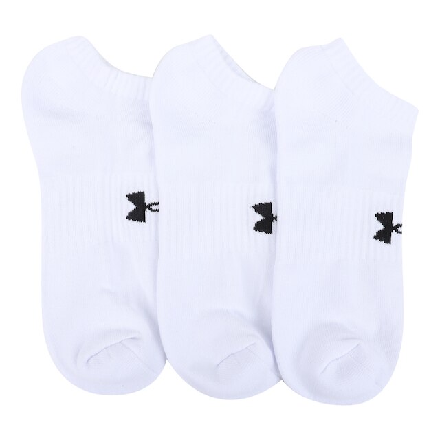 Kit Meia Under Armour Cano Baixo C/ 3 Pares