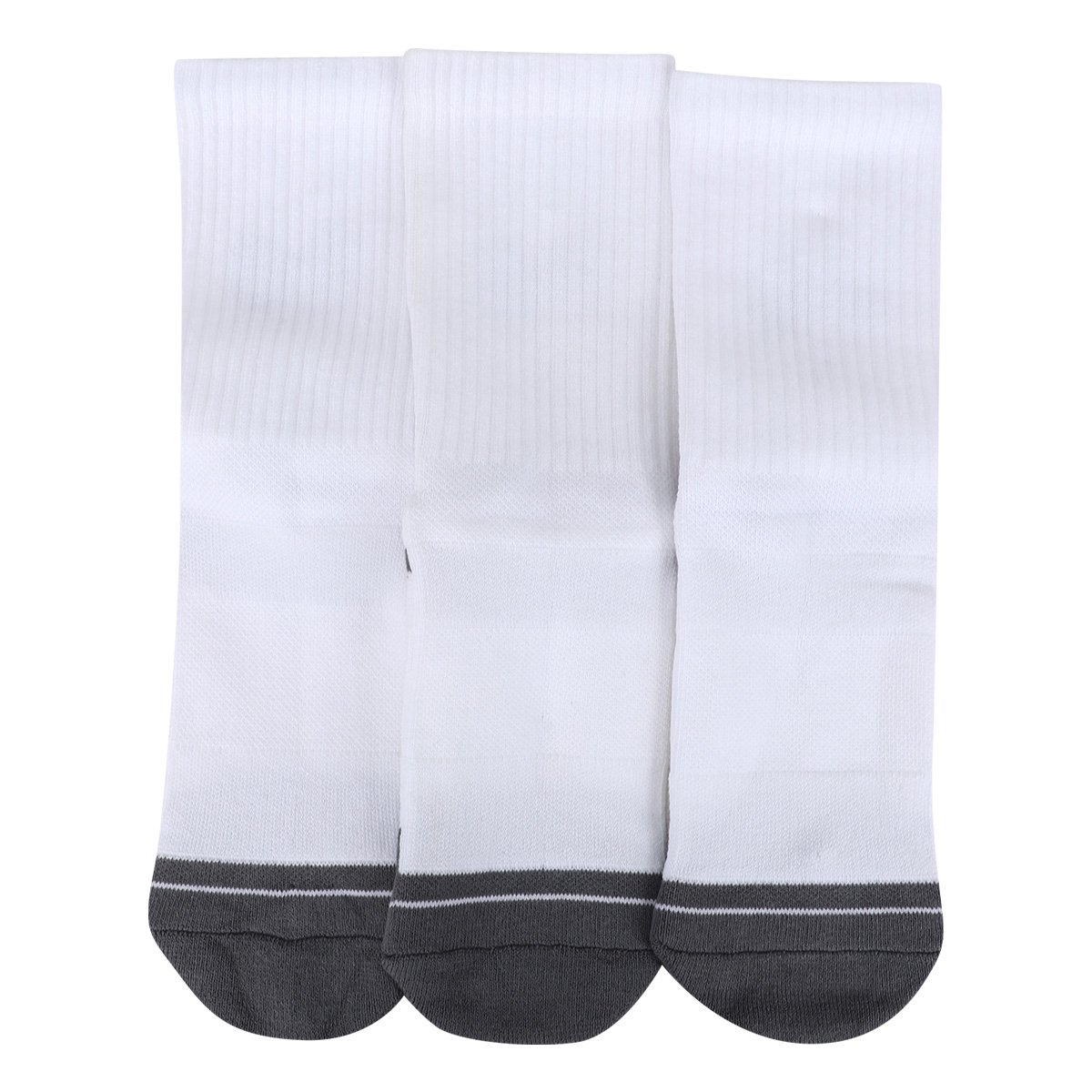 Kit Meia Under Armour Performance Cotton C/ 3 Pares - 3
