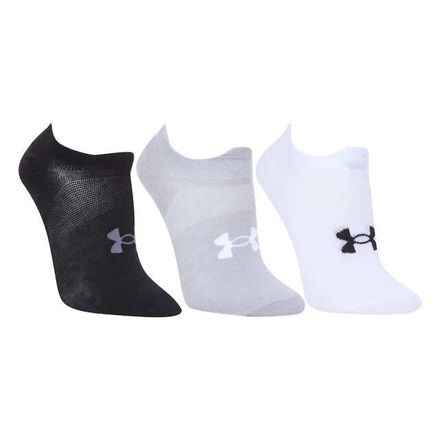 Kit Meia Under Armour Soquete C/ 3 Pares - Branco+Preto é boa?