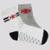 Kit Meia Vasco 2 pares Infantil Branca e Cinza - Cinza