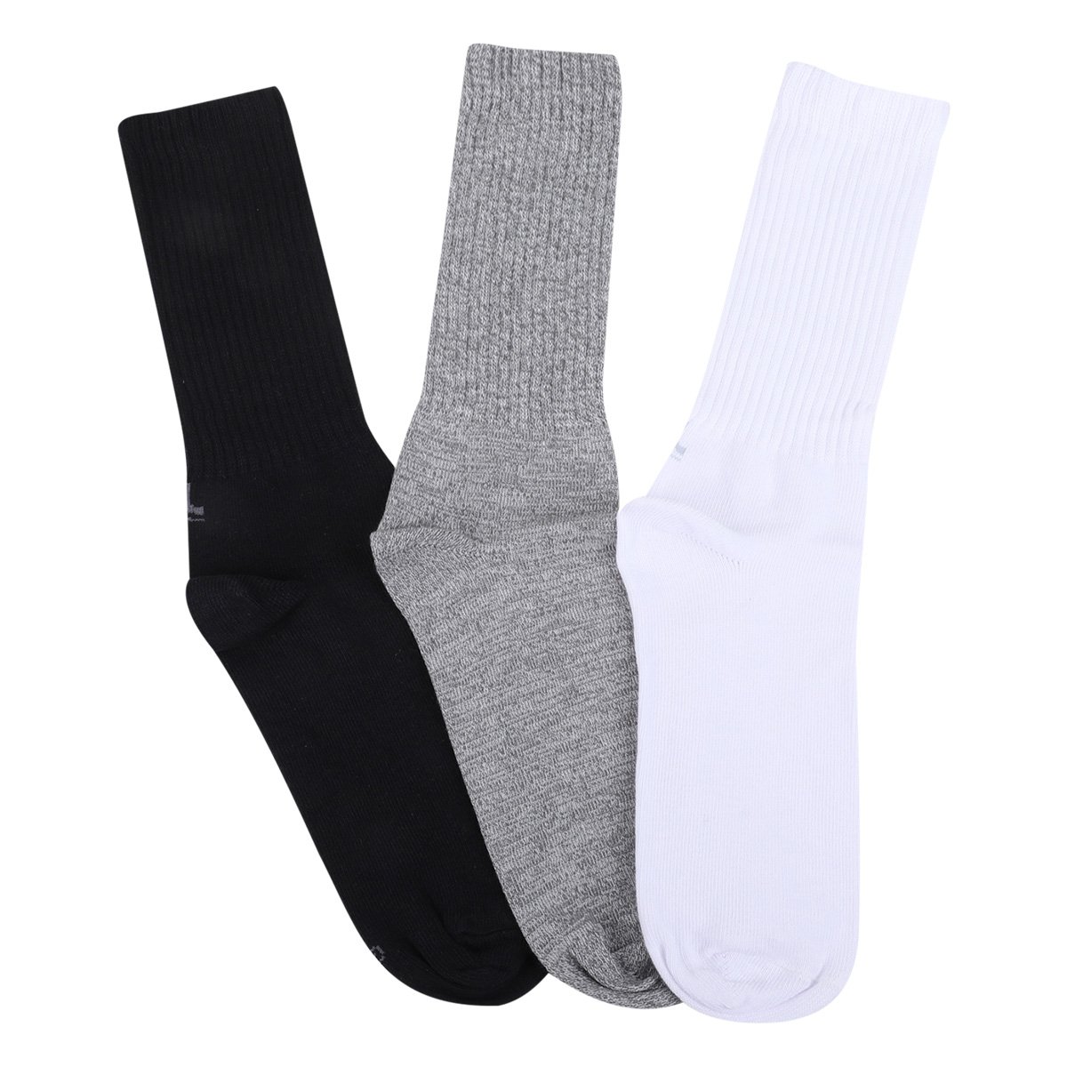 Kit Meias Cano Longo Sport 3 Peças Masculinas - 4
