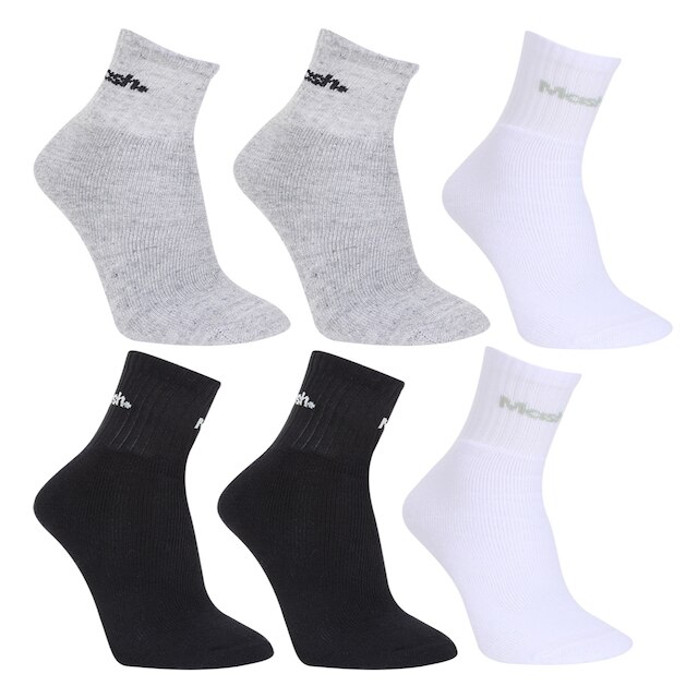 Kit Meias Mash Cano Médio 6 Pares - Preto+Cinza é boa?