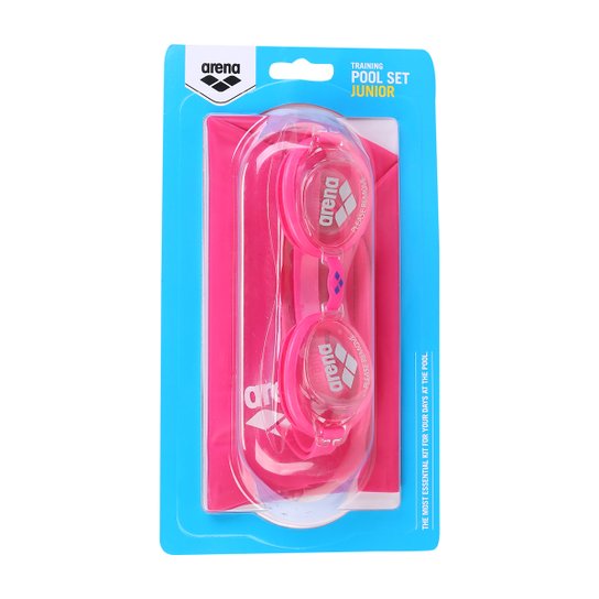 Kit Mergulho Infantil Arena Natação Pool Set Jr com Óculos Arena/Touca Arena - Rosa é ruim? Kit Mergulho Infantil Arena Natação Pool Set Jr com Óculos Arena/Touca Arena - Rosa é boa?