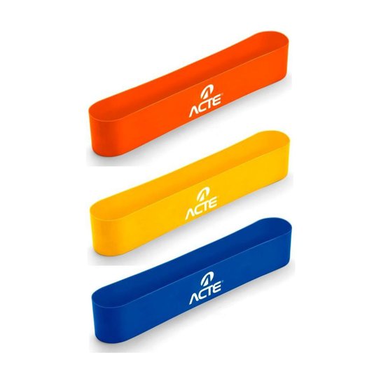 Kit mini Band 3 Faixa Elásticas Acte - Azul+Laranja é ruim? Kit mini Band 3 Faixa Elásticas Acte - Azul+Laranja é boa?
