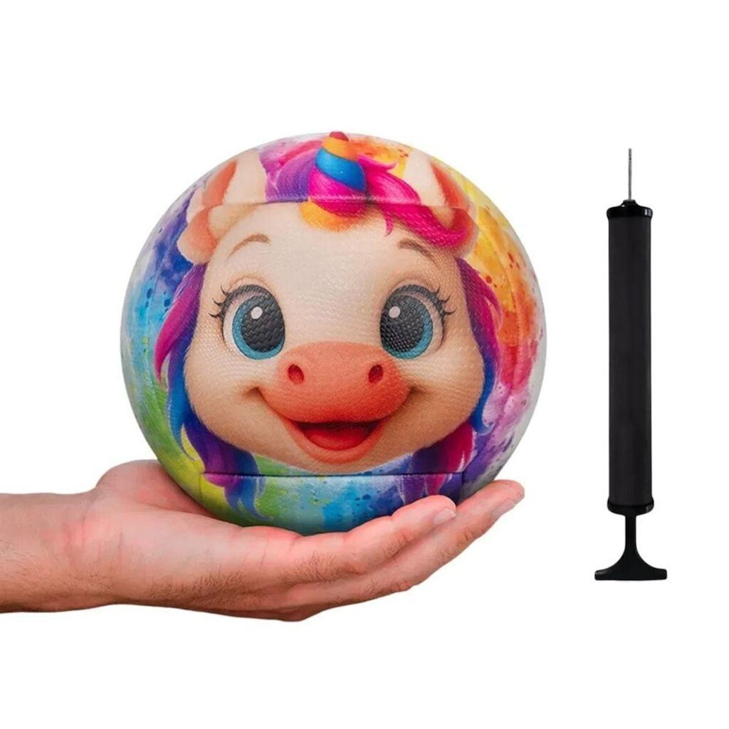 Kit Mini Bola Penalty Fun Kids T50 XXIV + Bomba de Ar - Branco e Roxo Único