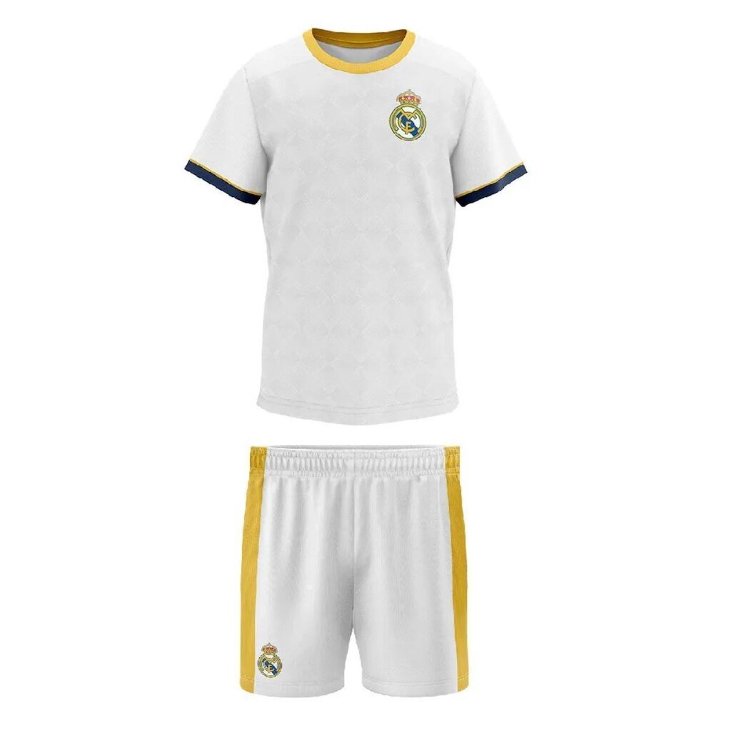 Kit Mini Craque Real Madrid Infantil - Branco e Amarelo - 16
