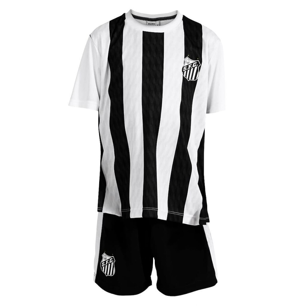 Kit Mini Craque Santos Infantil Branco Original Conforto