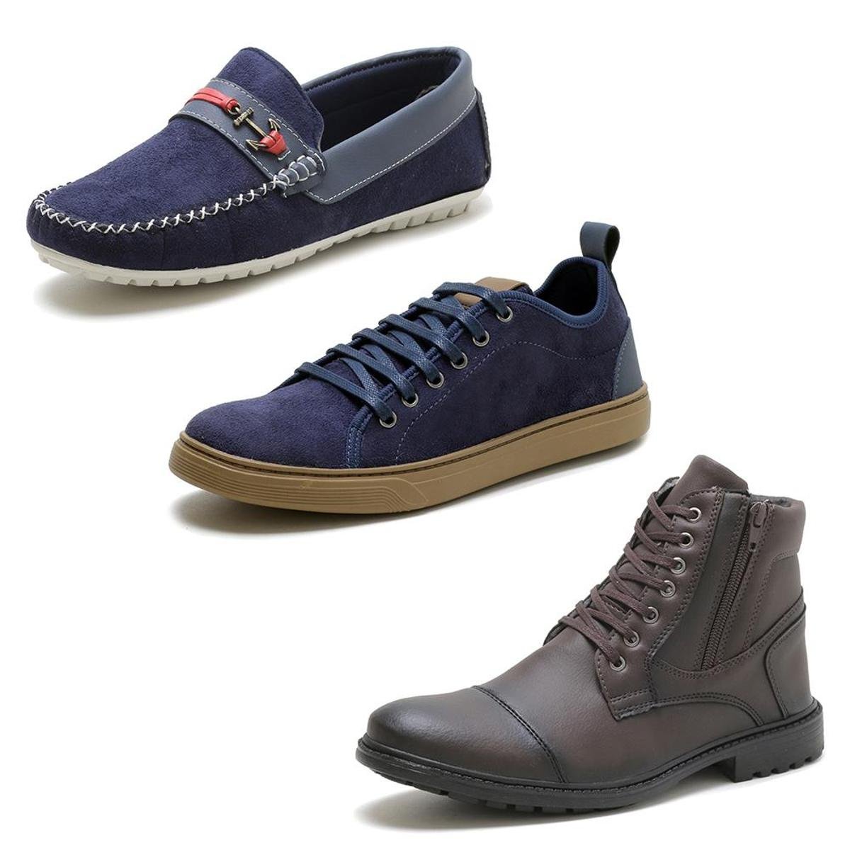 netshoes mocassim masculino