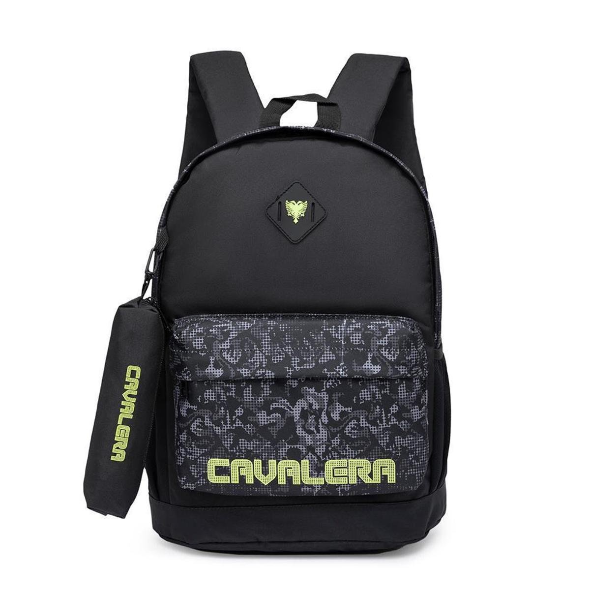 Kit Mochila Bolsa Cavalera Estojo Espaçosa Escolar Faculdade 18 Litros Menor preço em Kit Mochila Bolsa Cavalera Estojo Espaçosa Escolar Faculdade 18 Litros