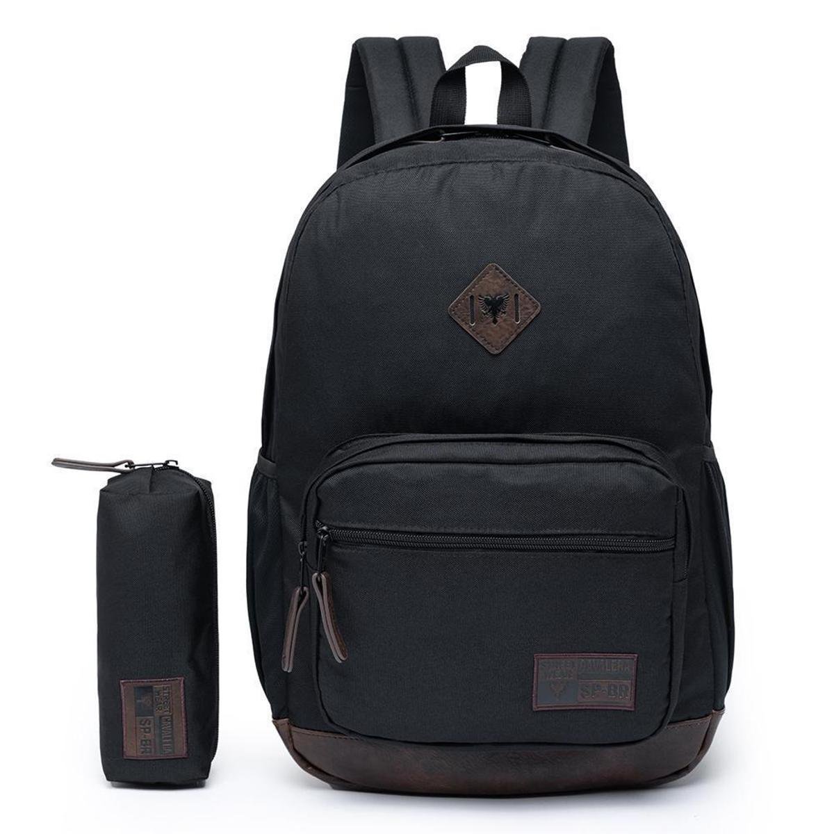 Kit Mochila Bolsa Cavalera Estojo Reforçado Escolar Faculdade Espaçosa 16 Litros é ruim? Kit Mochila Bolsa Cavalera Estojo Reforçado Escolar Faculdade Espaçosa 16 Litros é boa?