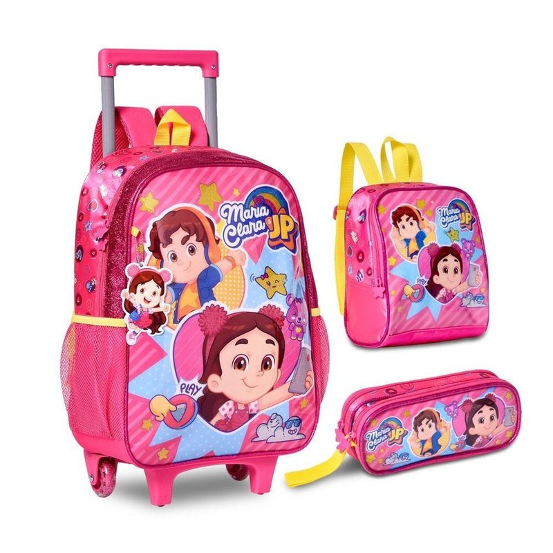 KIT MOCHILA CARRINHO COM LANCHEIRA E ESTOJO MARIA CLARA E em oferta na Shopee KIT MOCHILA CARRINHO COM LANCHEIRA E ESTOJO MARIA CLARA E
