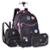 Kit Mochila Carrinho com Lancheira e Estojo Rebecca Bonbon - Preto