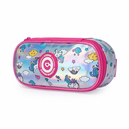Kit Mochila Carrinho Lancheira Estojo Infantil Escolar Reforçado Casual