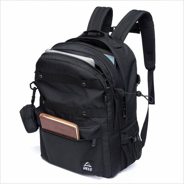 Kit Mochila Casual Shoulder Bag Porta Moedas Reef Resistente
