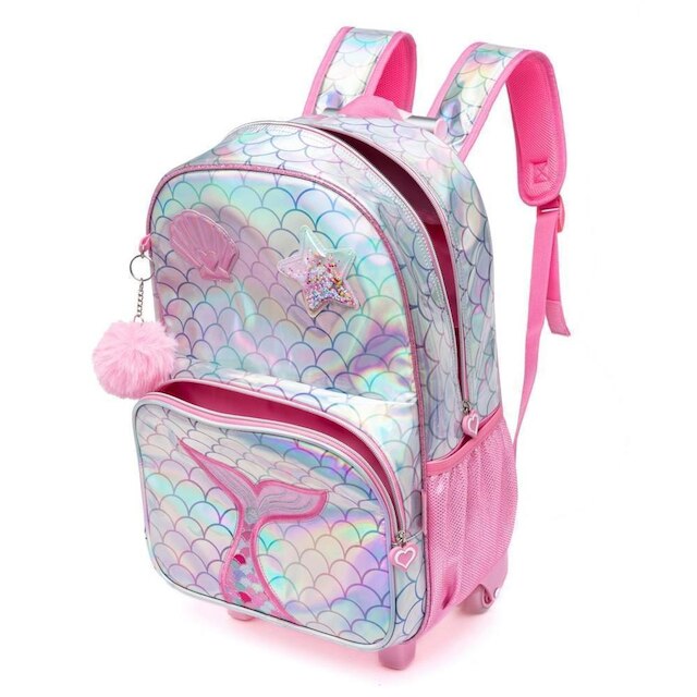 Kit Mochila Coban de Rodinhas Infantil Escolar 33 Litros