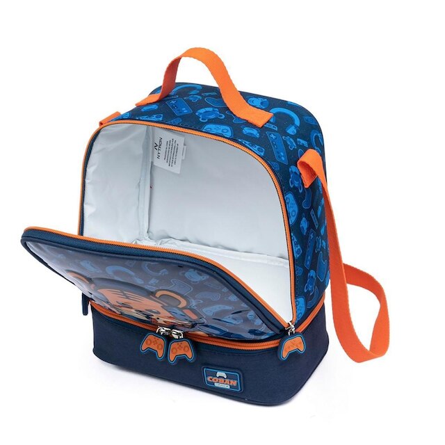 Kit Mochila Coban Estojo Lancheira Escolar 39 litros