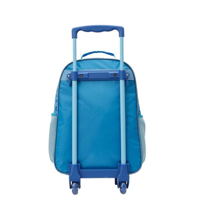 Kit Mochila Com Carrinho e Rodinhas + Lancheira + Estojo Cinderela Original Xeryus
