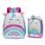 Kit Mochila De Costas Spector Escolar Infantil Resistente Creche Lancheira - Rosa+Azul